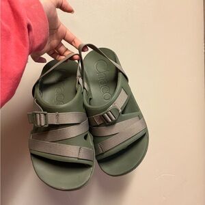 Chaco Green Sandals